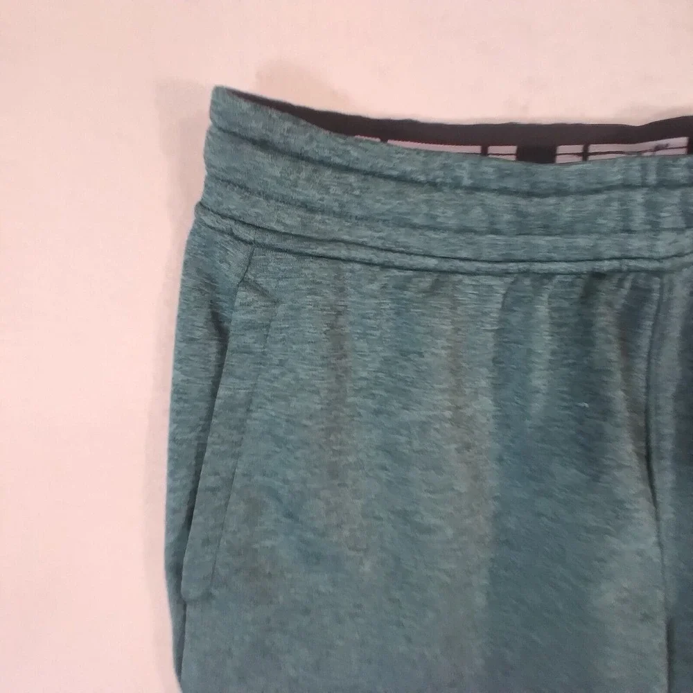 Under Armour shorts adult men's large green fleece gym basketball